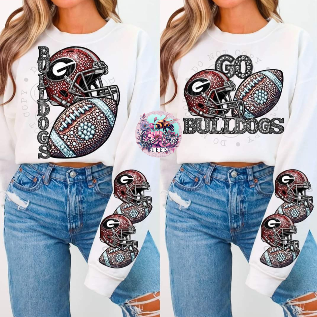 Bulldogs With Sleeve Design