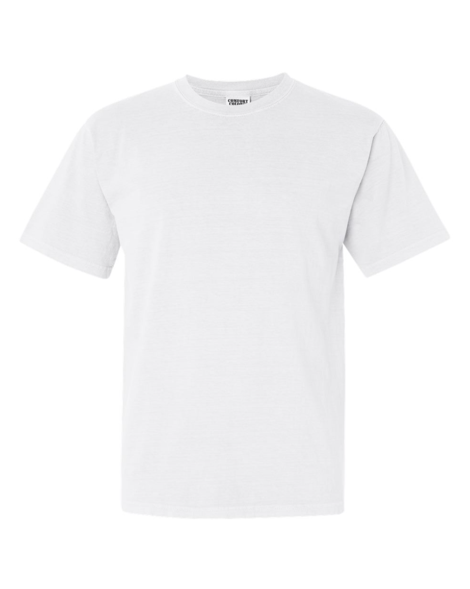 white t-shirt on a white background
