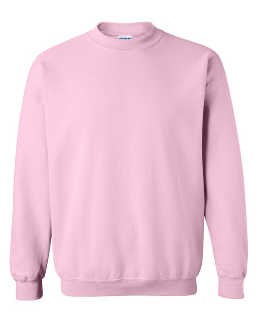 Pink sweatshirt on a white background