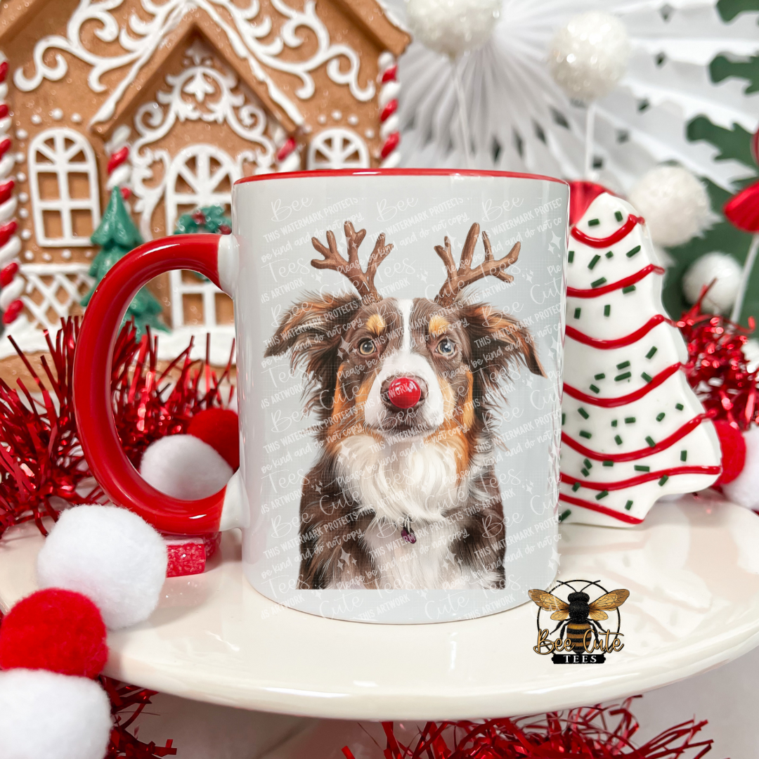 Australian Shepherd Christmas Mug