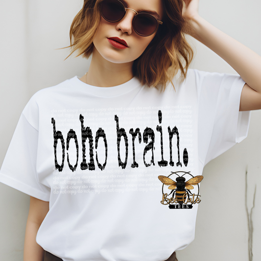 Boho Brain Typography