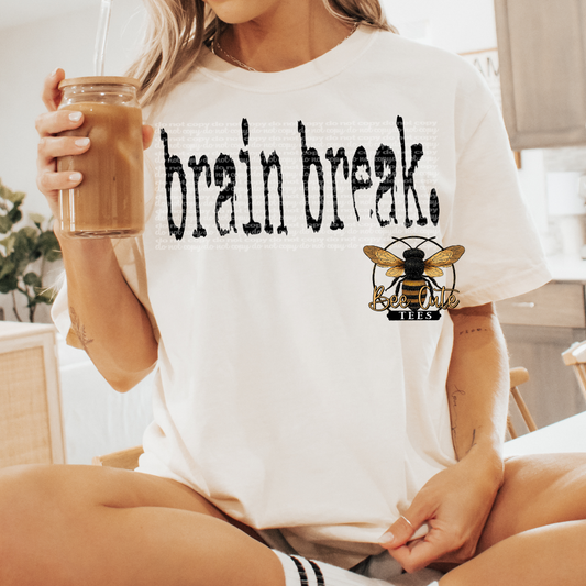 Brain Break Typography