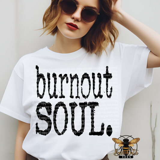 Burn Out Soul Typography