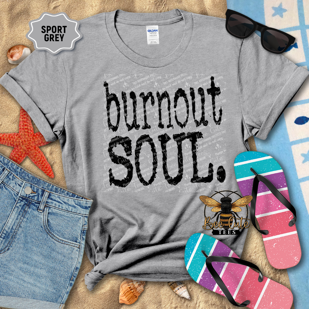 Burn Out Soul Typography