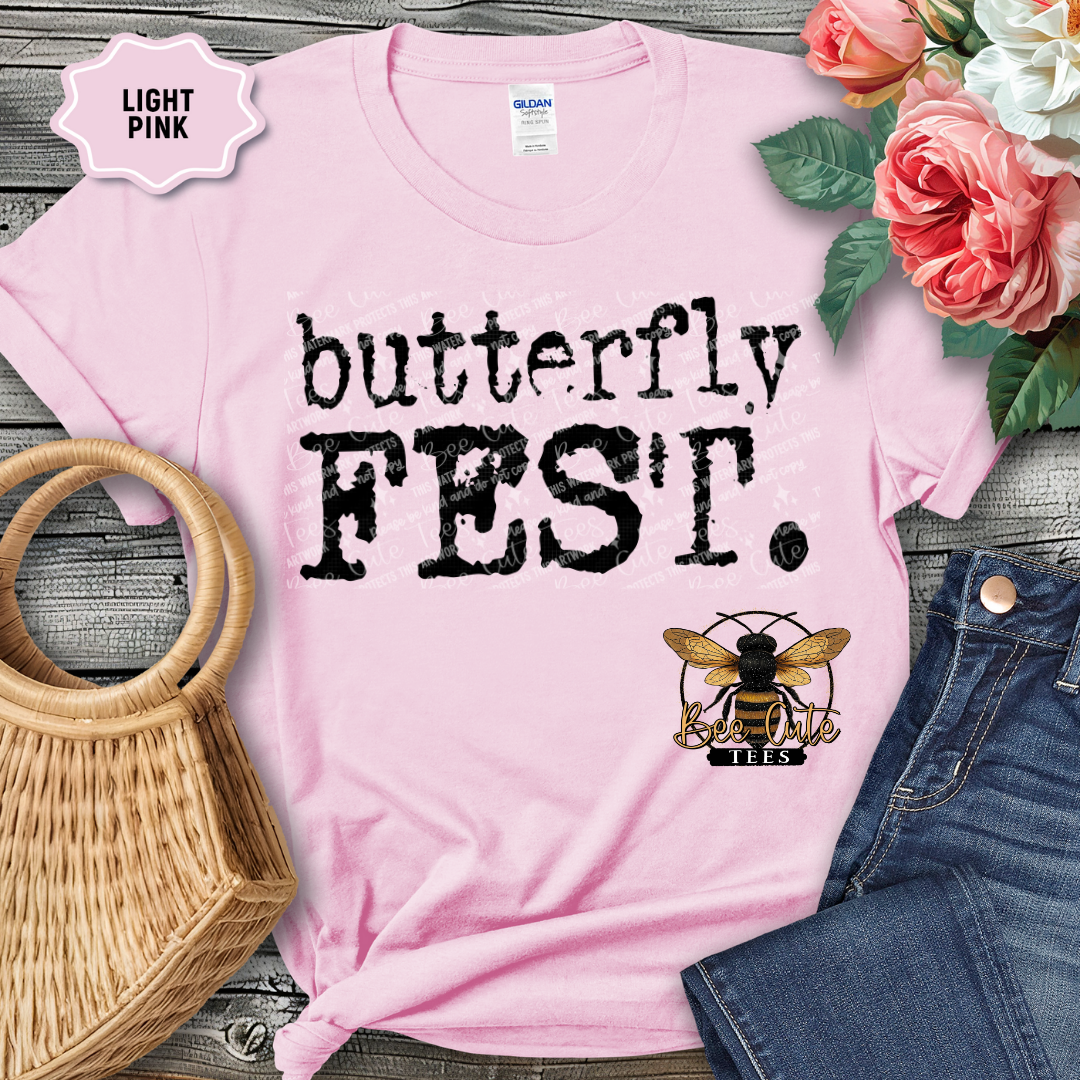 Butterfly Fest Typography