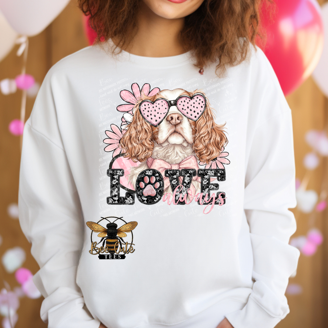 King Charles Cavalier Spaniel Love Always