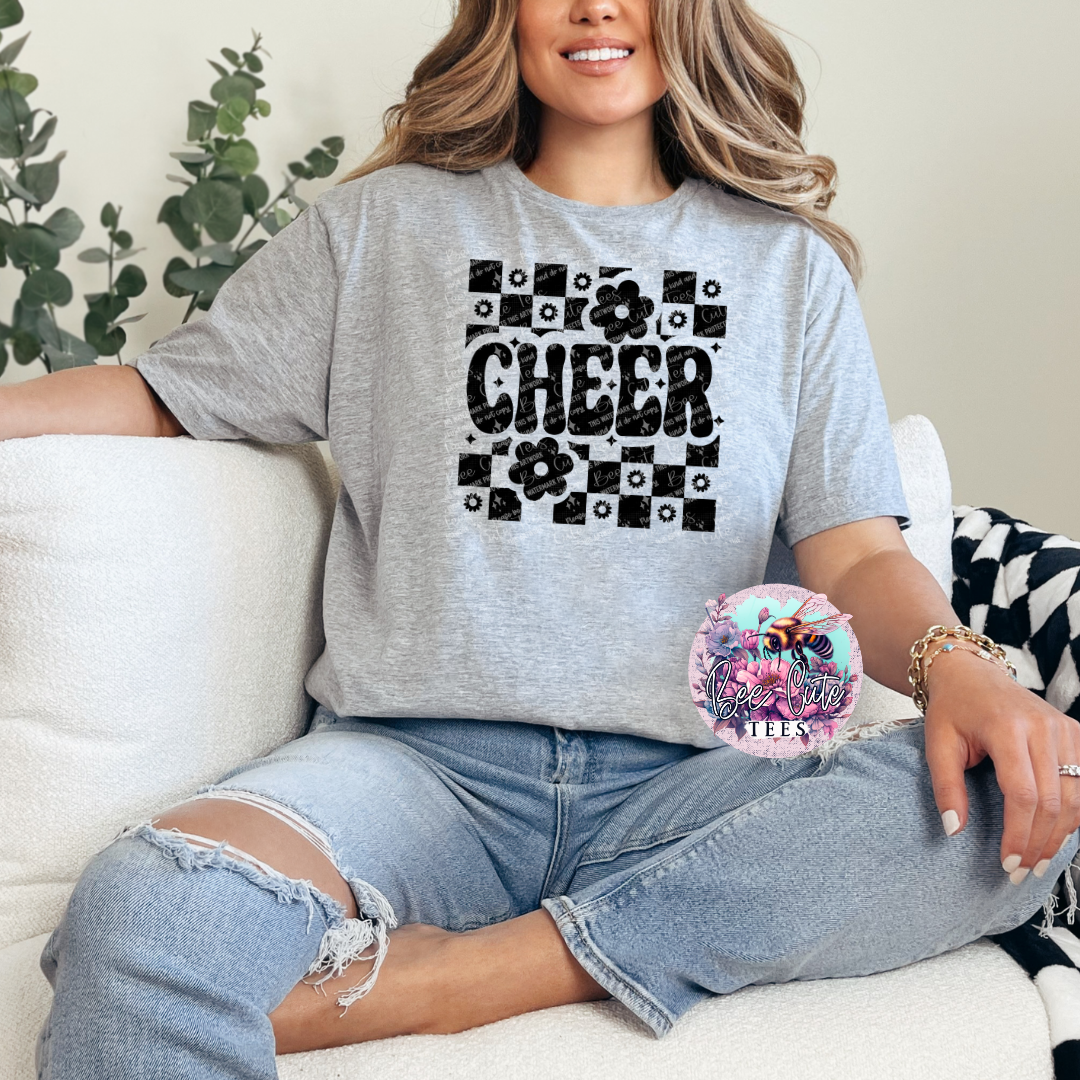 Cheer Checkered Black