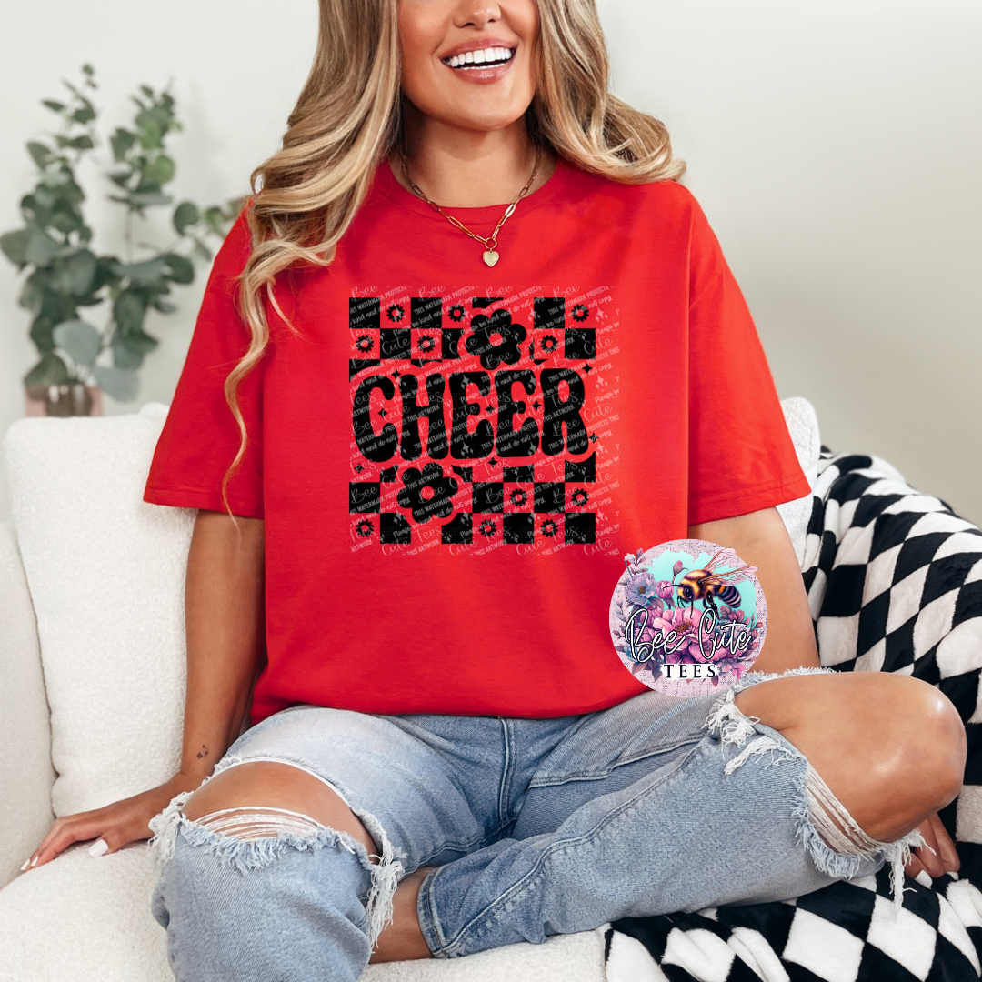 Cheer Checkered Black