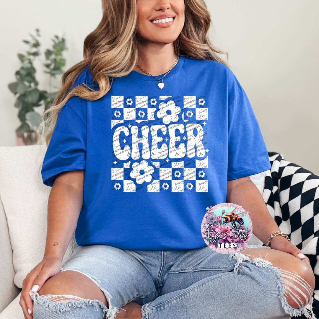 Cheer Checkered White