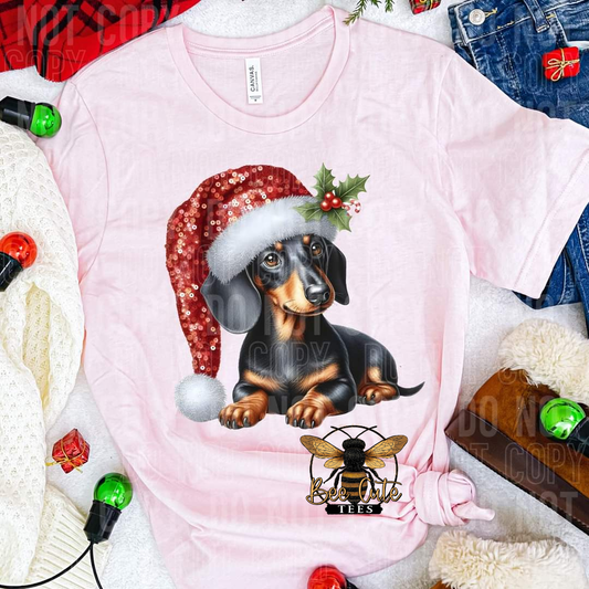 Christmas Dachshund