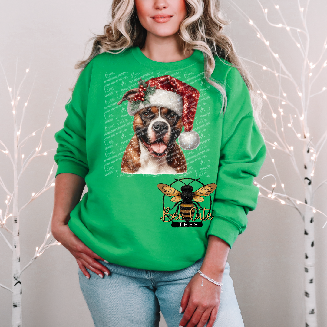 Christmas Pitbull