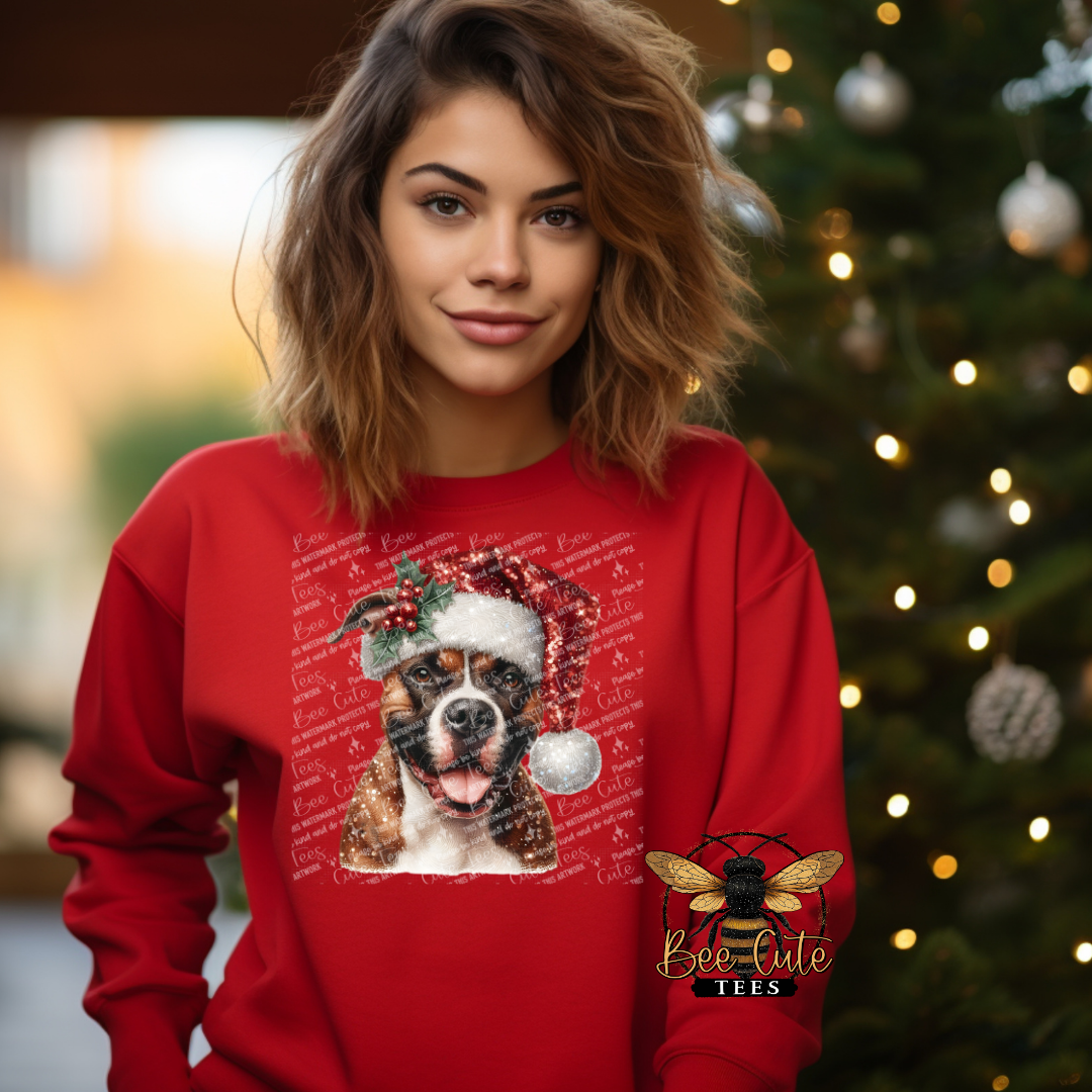 Christmas Pitbull