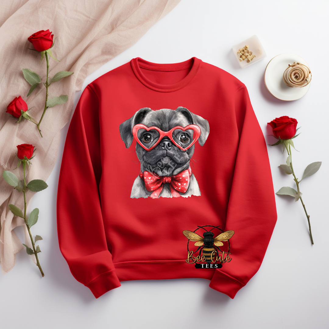 Clear Sunnies Pug Gray