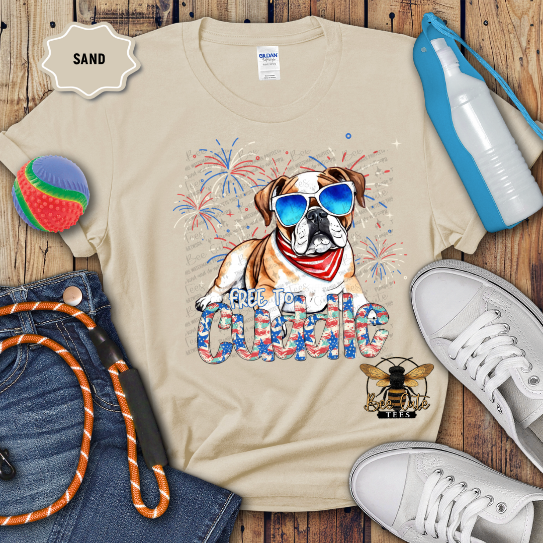 Free To Cuddle English Bulldog