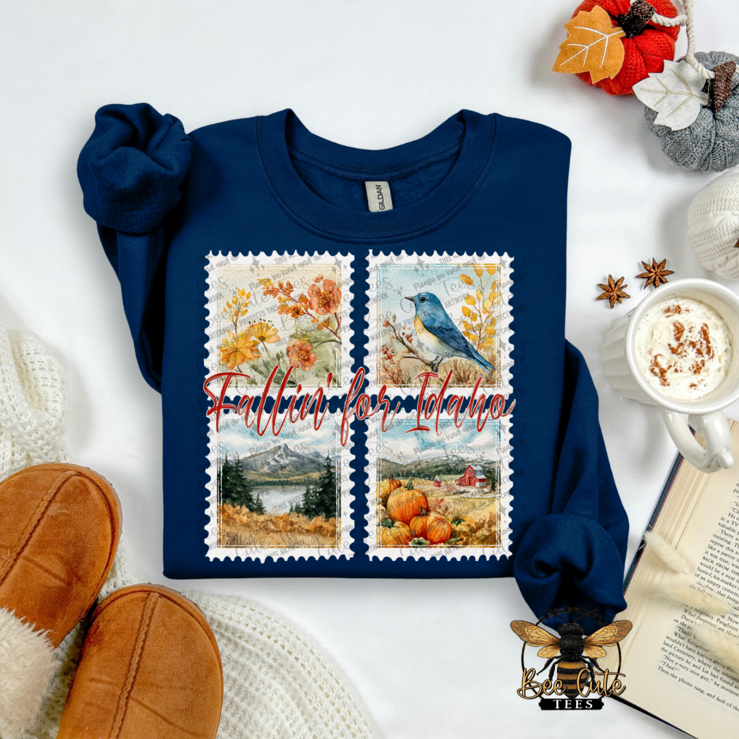 Vintage Fall Idaho Stamps
