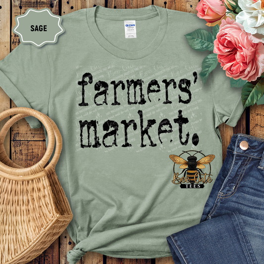 Farmers Market Typography