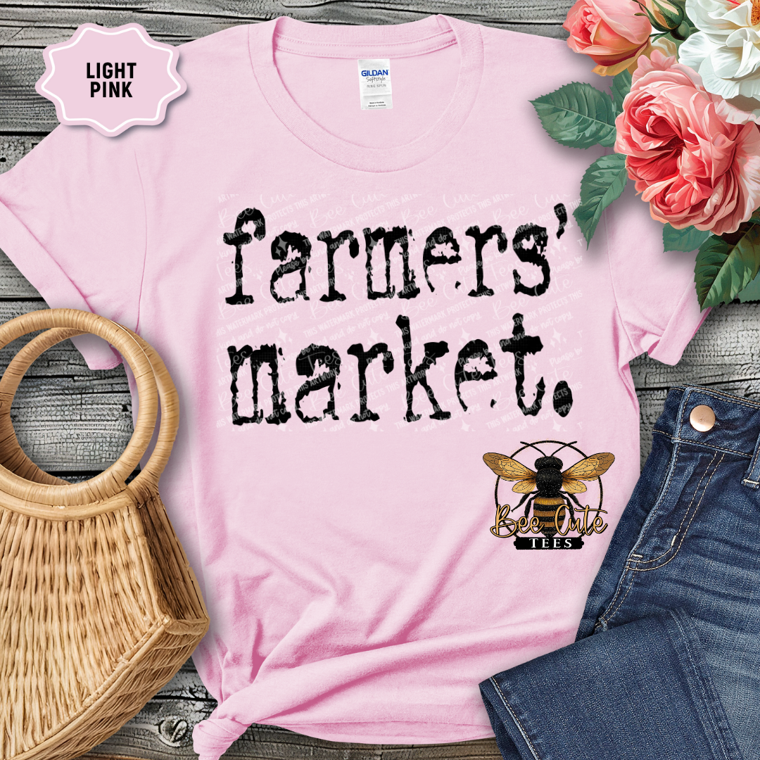 Farmers Market Typography