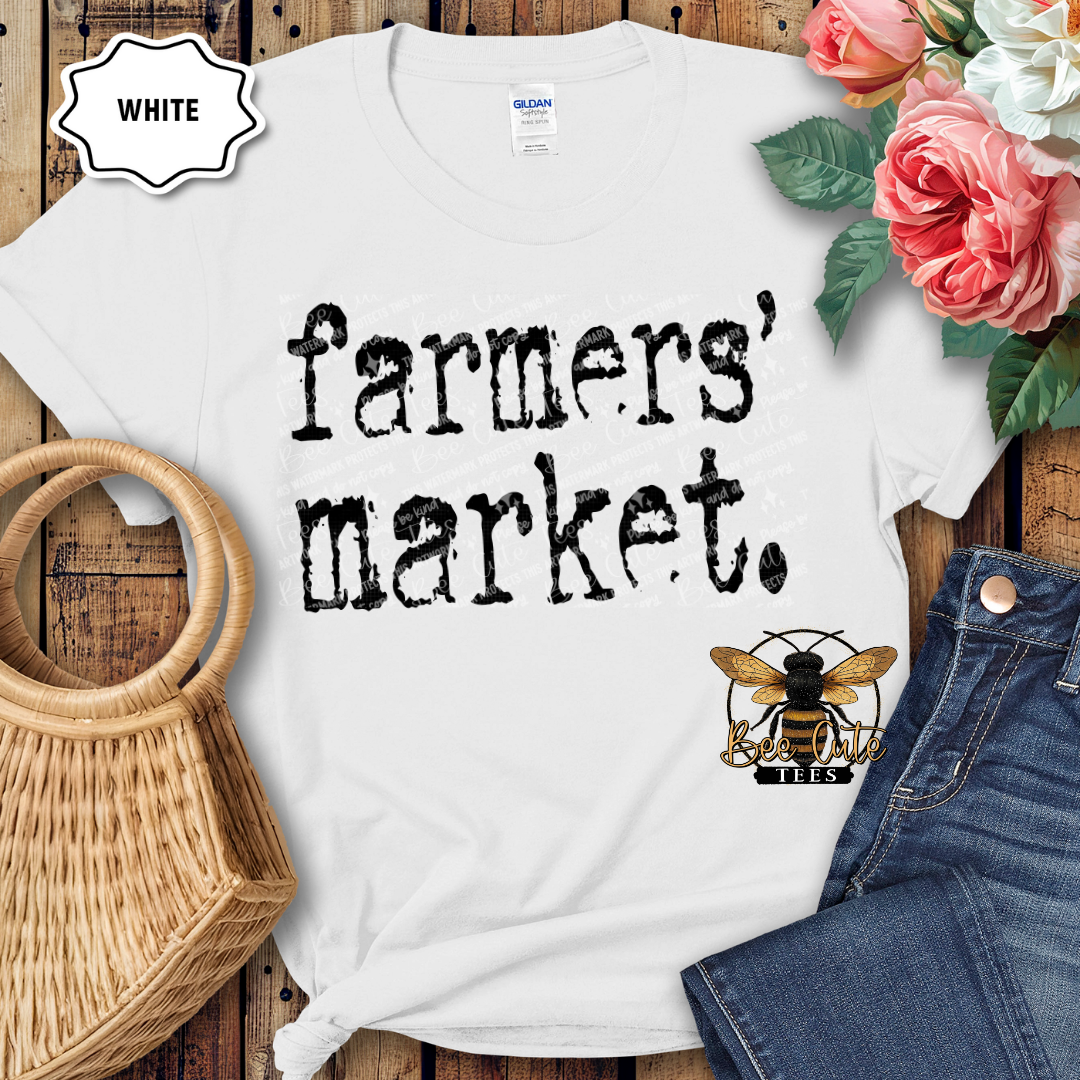 Farmers Market Typography