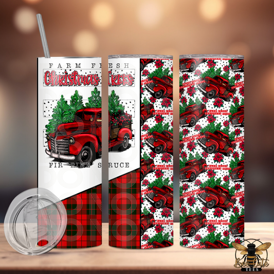 Farm Fresh Christmas Trees Tumbler