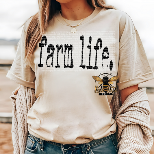 Farm Life Typography