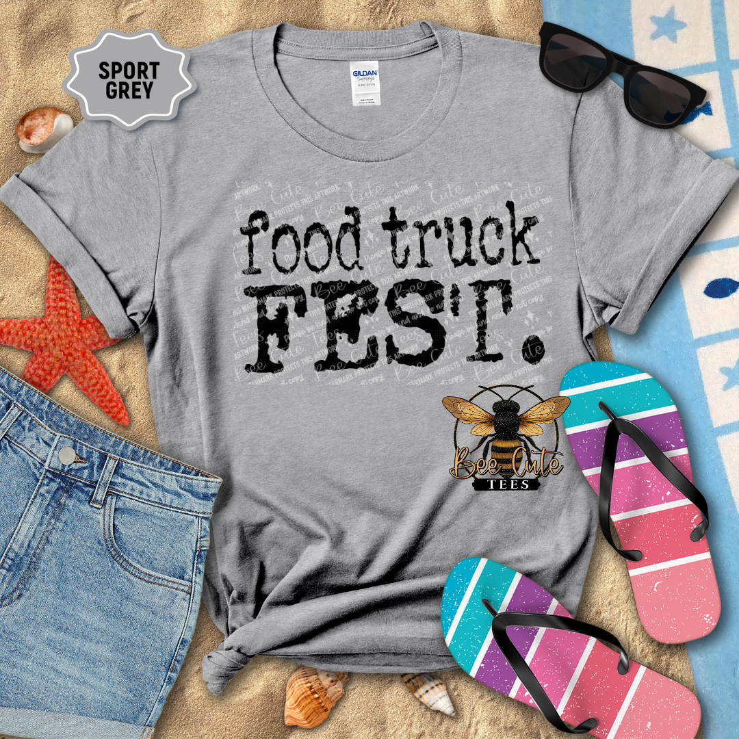 Food Truck Fest Typography