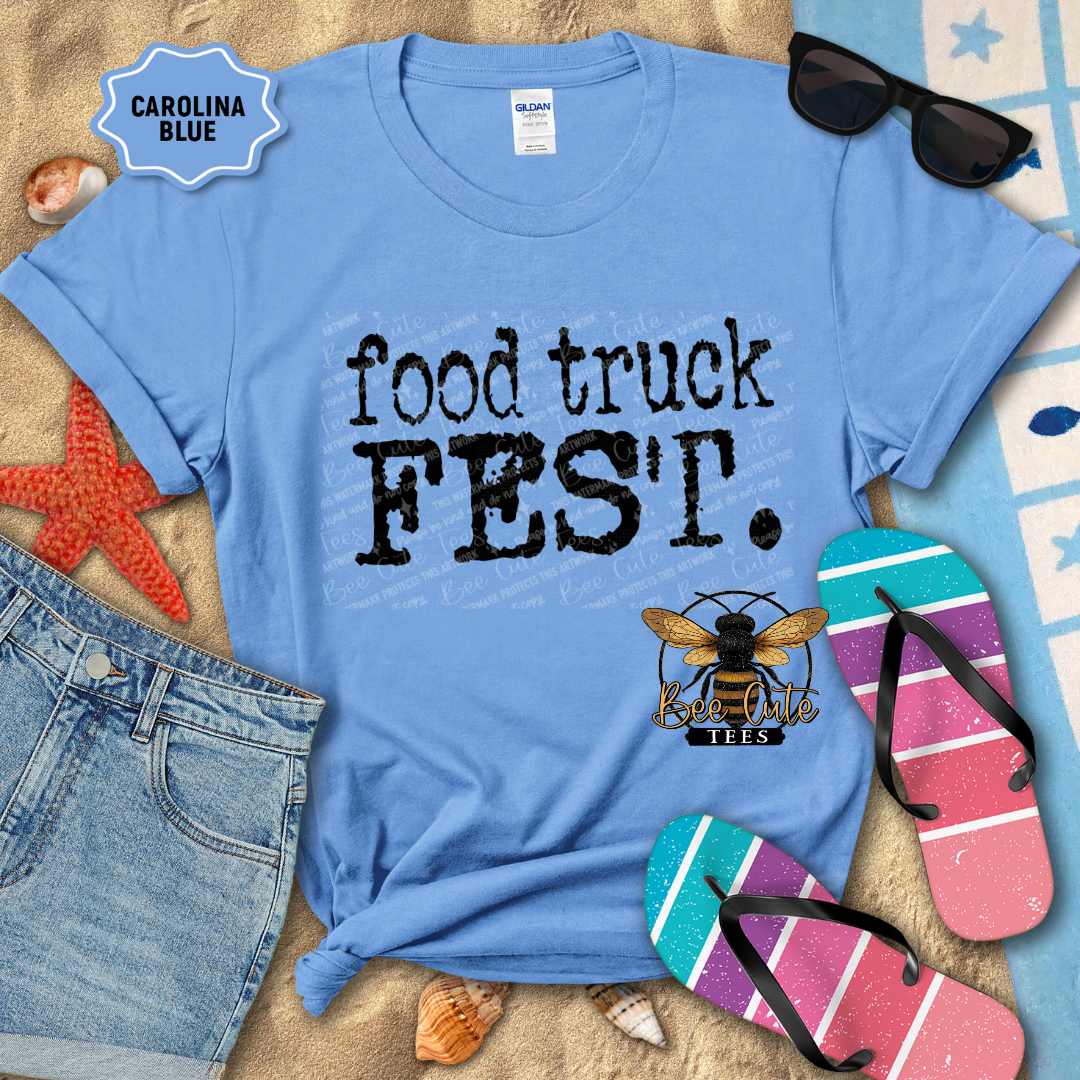 Food Truck Fest Typography