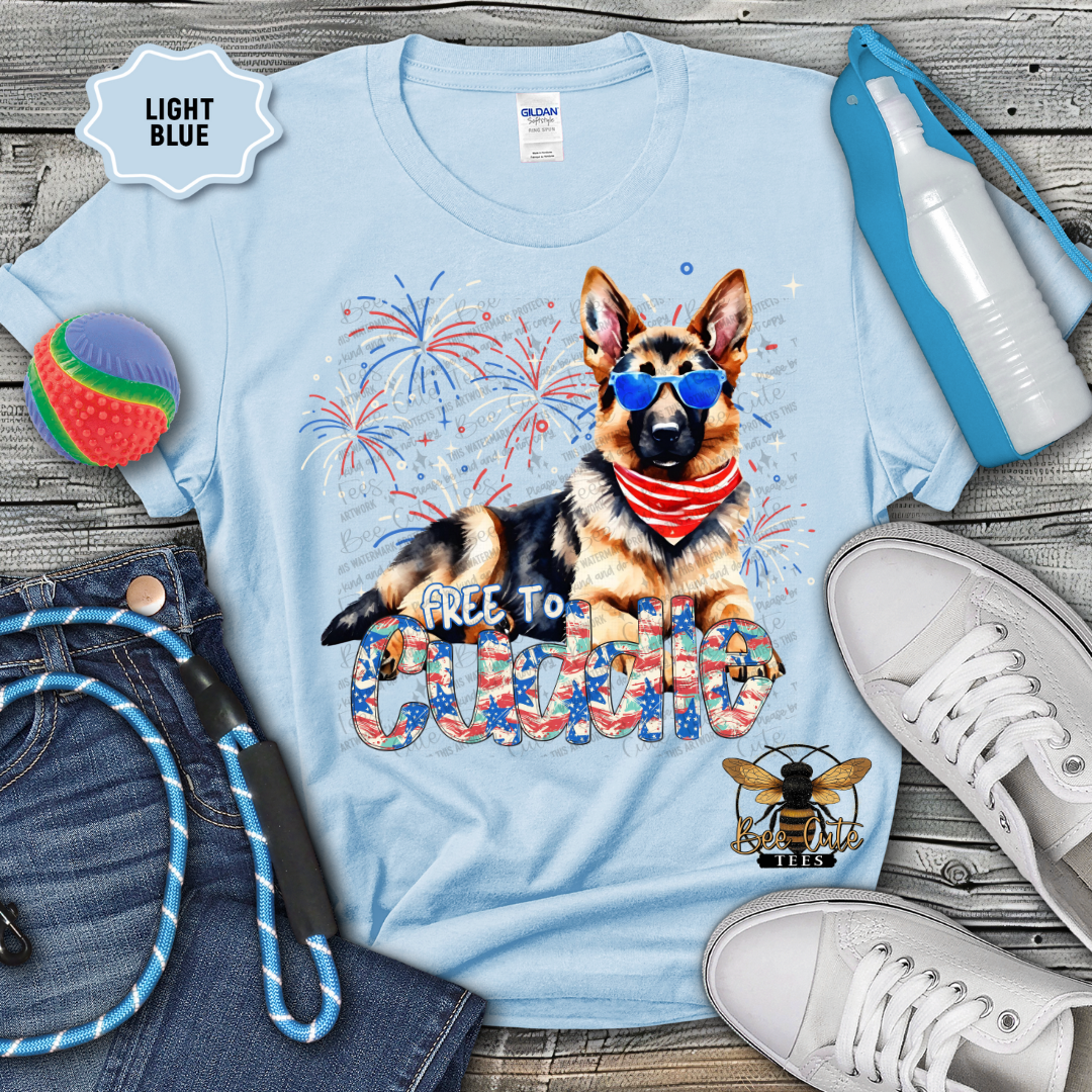 Free To Cuddle German Shepherd