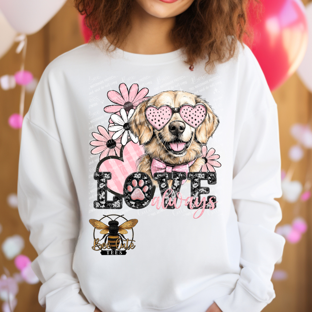 Golden Retriever Love Always