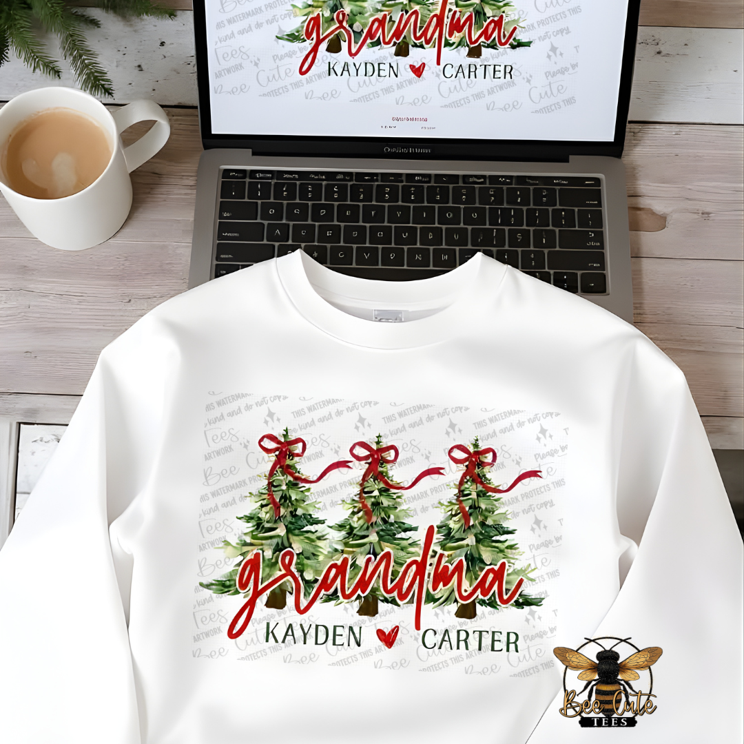 Custom Family Christmas Tree