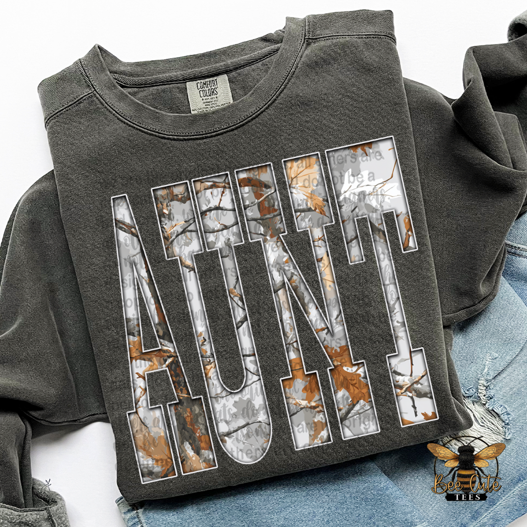 Gray Camo Aunt