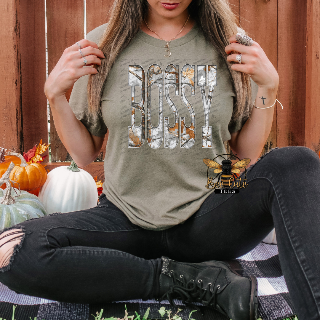 Gray Camo Bossy