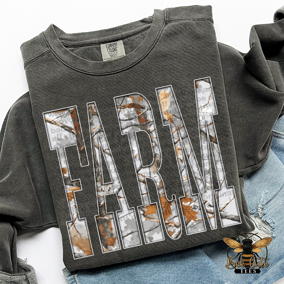 Gray Camo Farm
