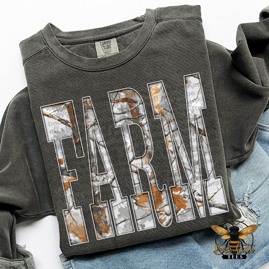 Gray Camo Farm