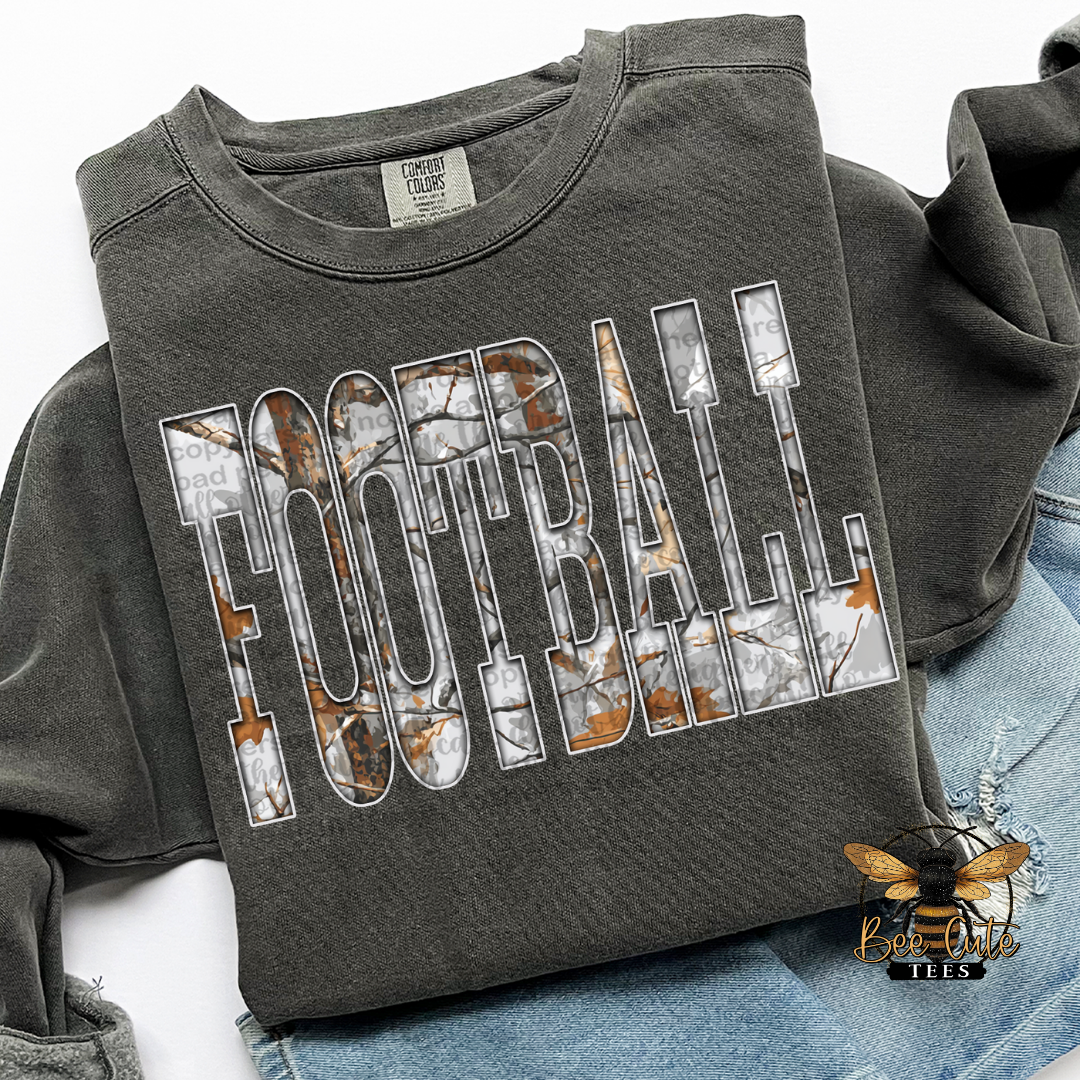 Gray Camo Football