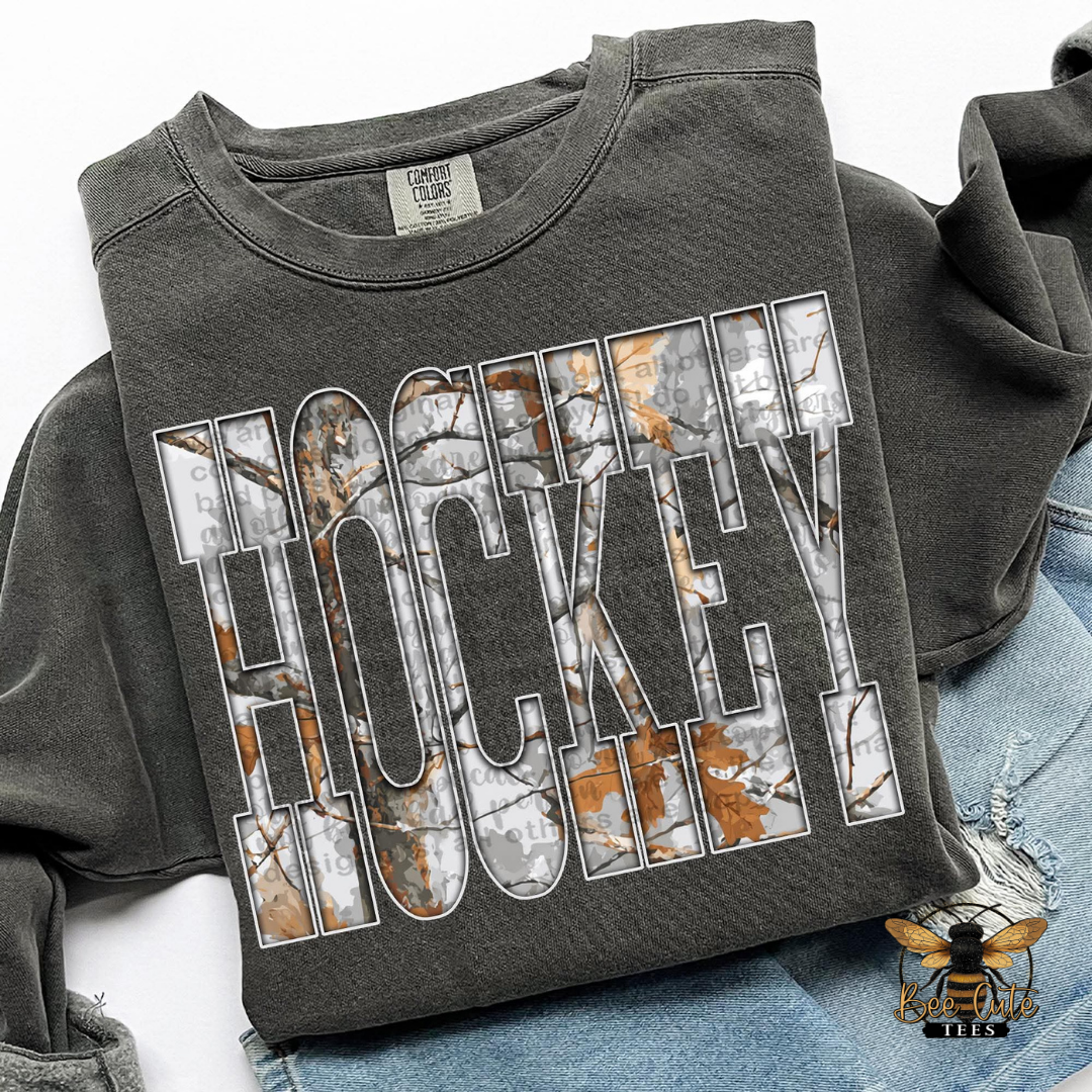 Gray Camo Hockey