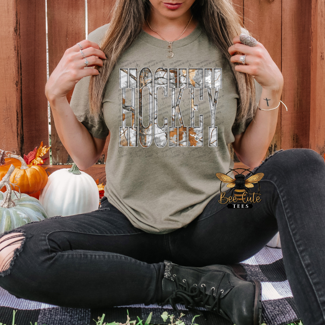 Gray Camo Hockey