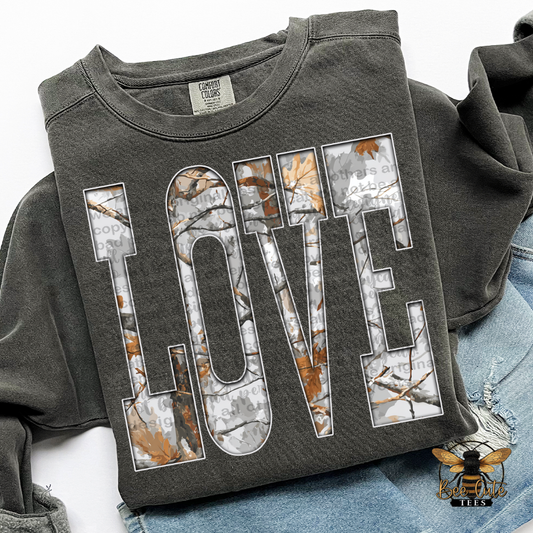 Gray Camo Love