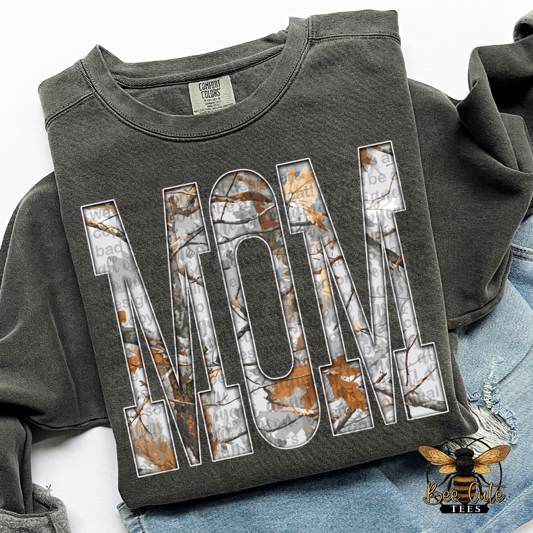 Gray Camo Mom