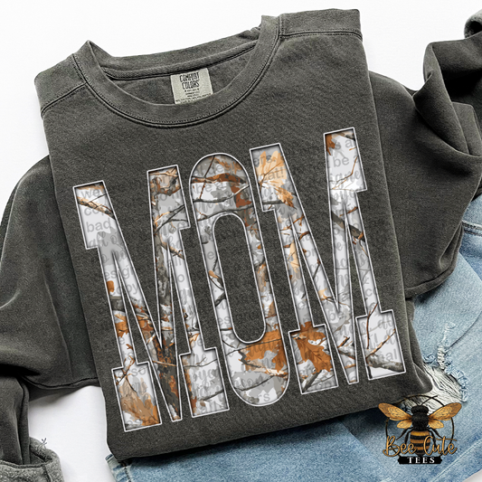 Gray Camo Mom