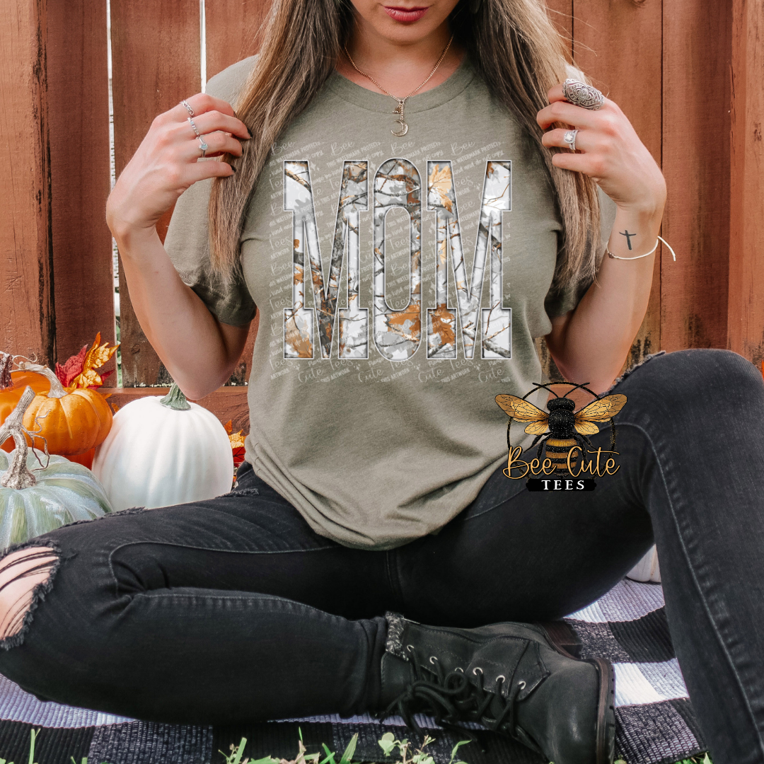 Gray Camo Mom