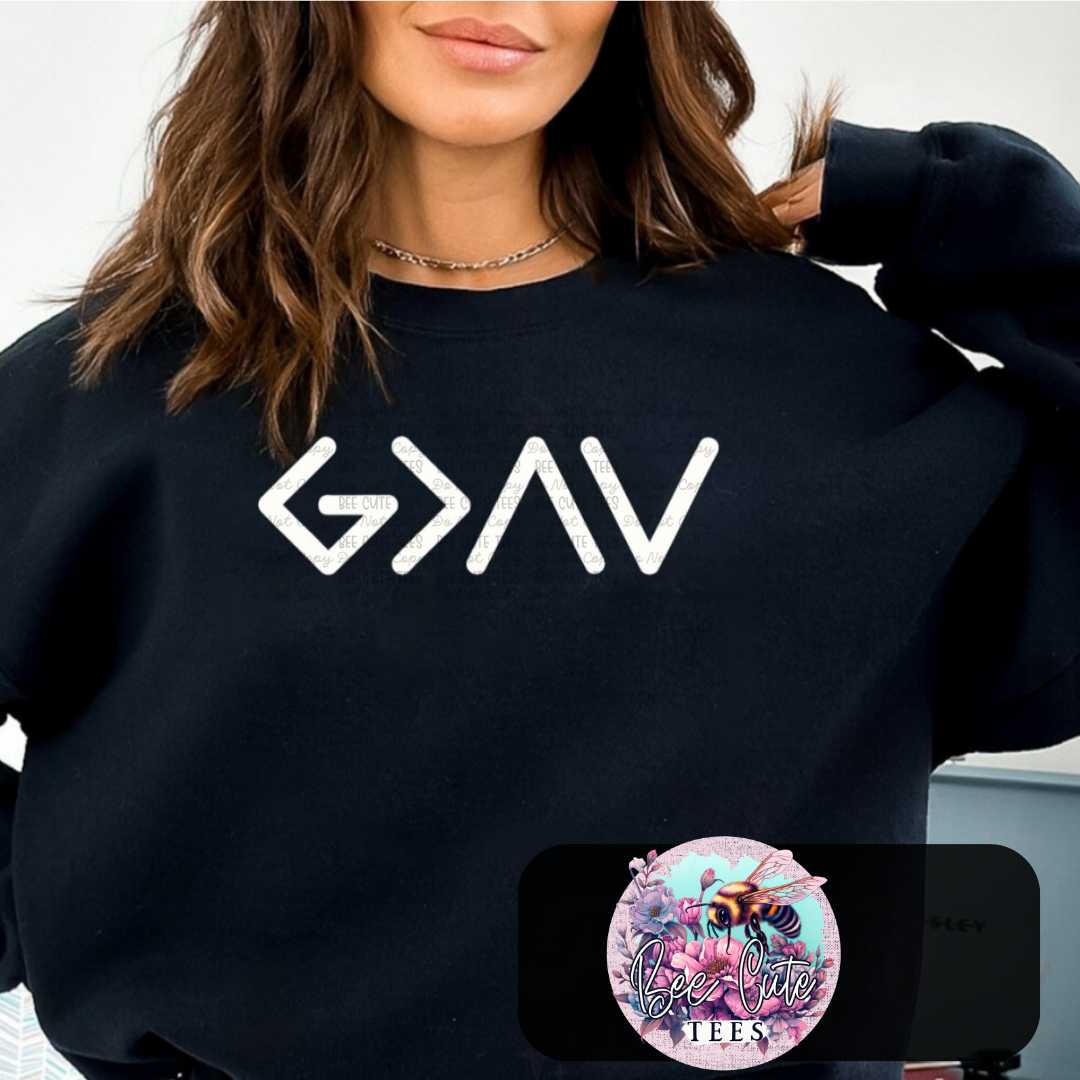 God Is Greater Letters