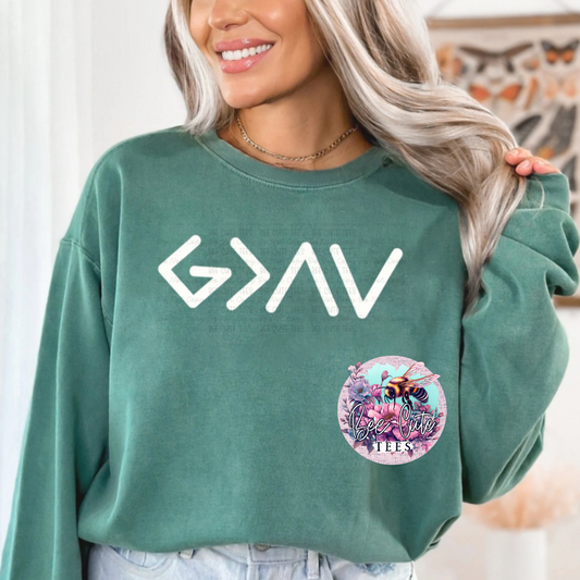God Is Greater Letters