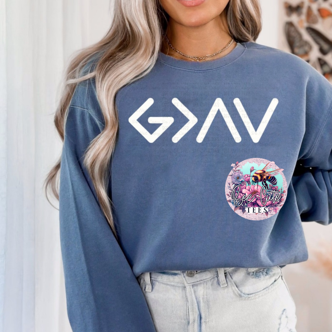 God Is Greater Letters