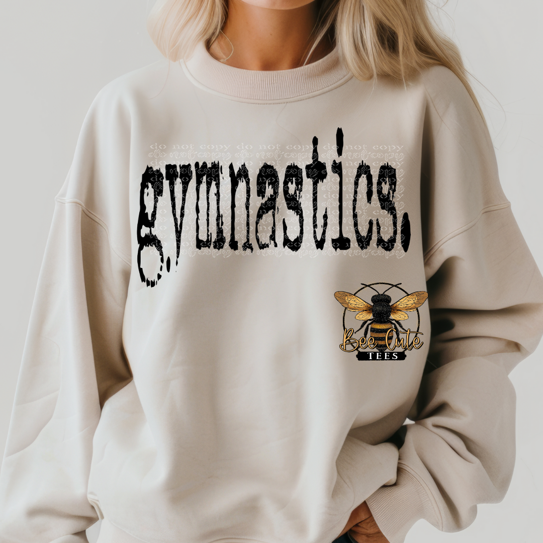Gymnastics Typography