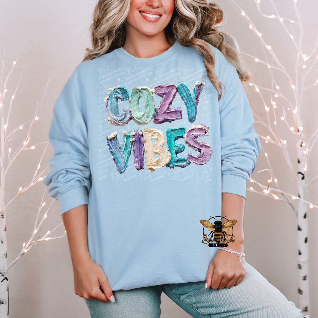 Hand Painted Cozy Vibes
