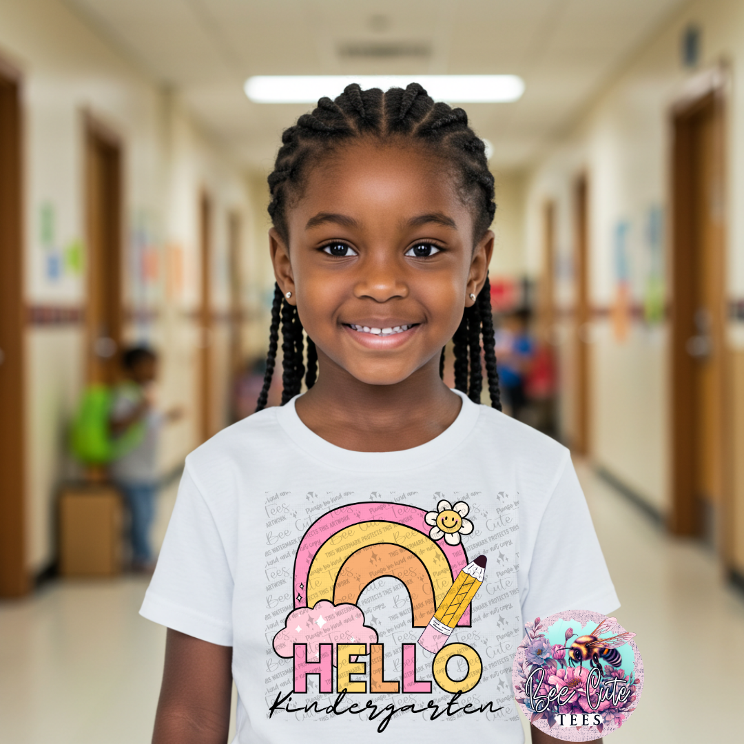 *** Youth *** Hello Kindergarten Rainbow