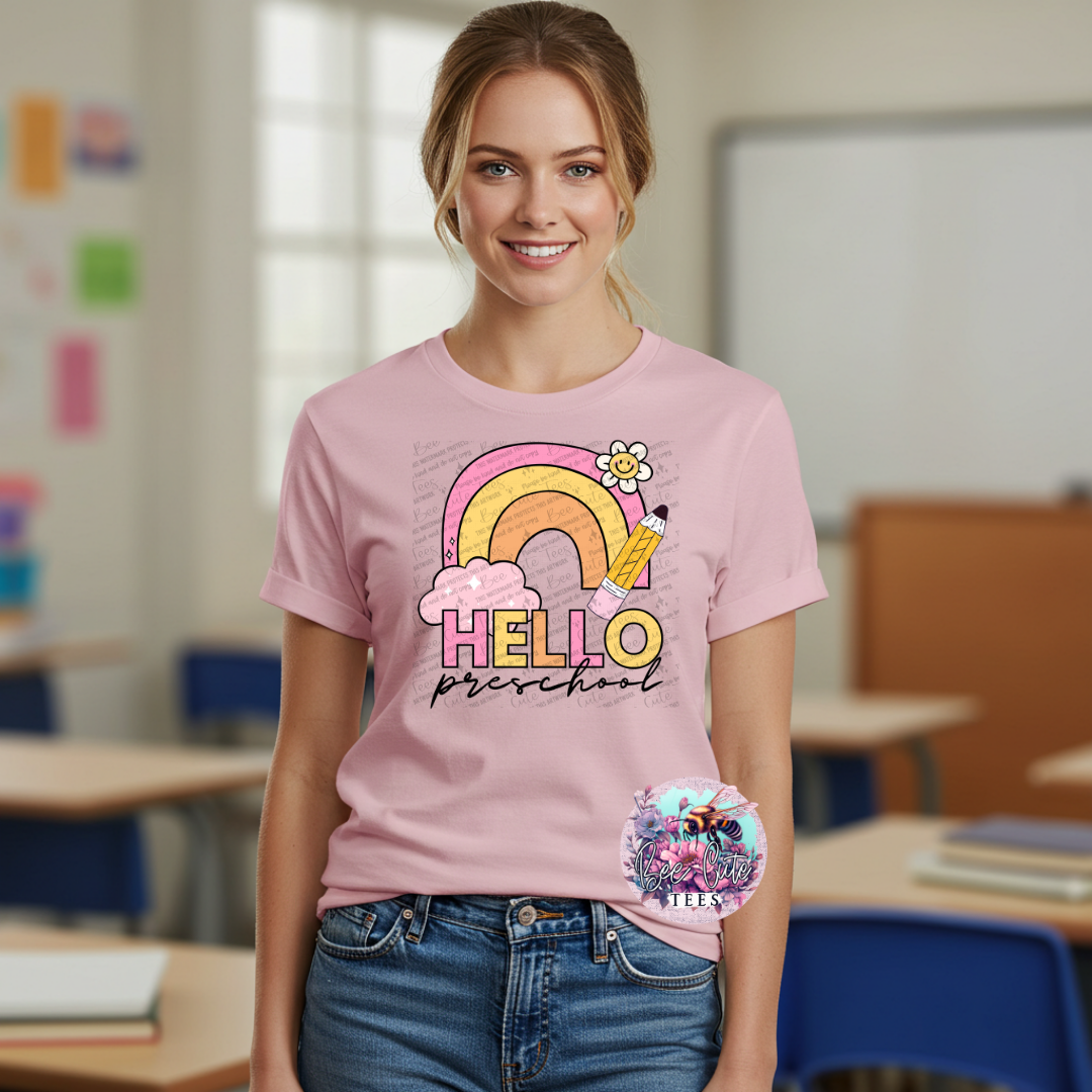Hello Preschool Rainbow