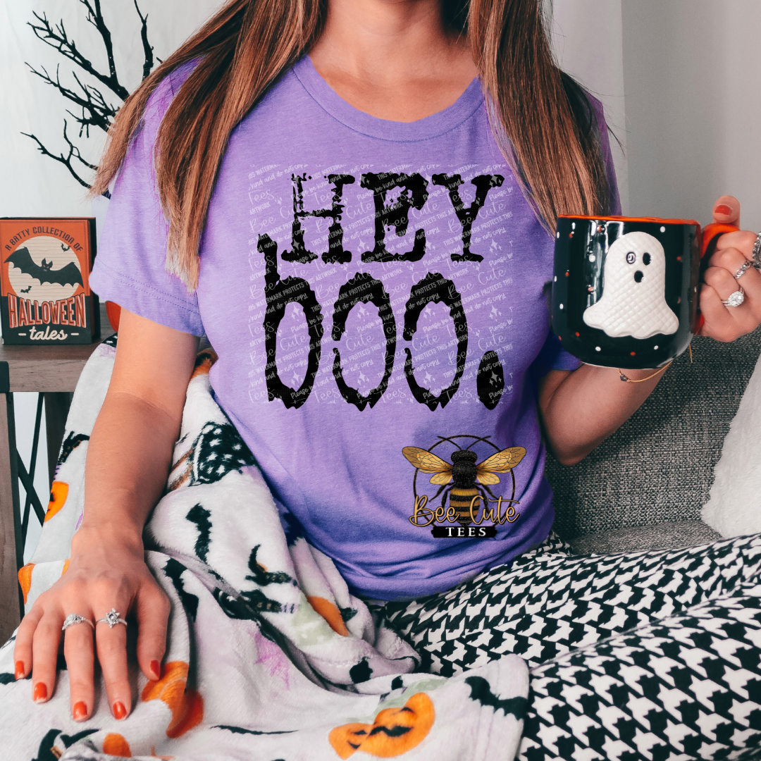Hey Boo Typography