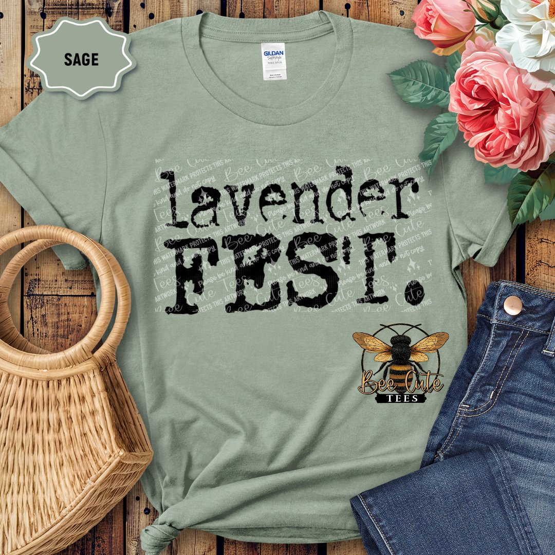 Lavender Fest Typography