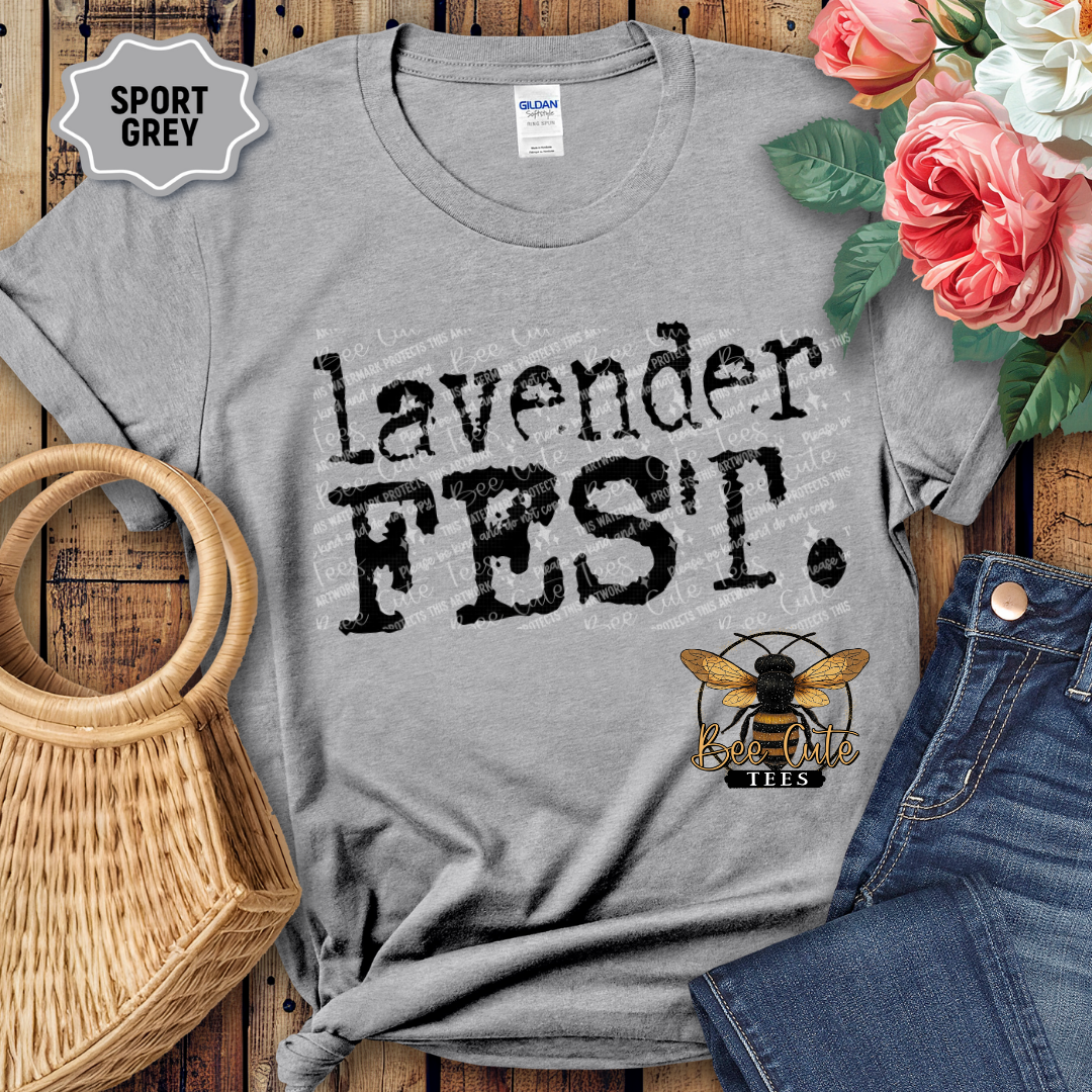 Lavender Fest Typography